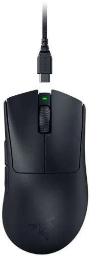 Мышь беспроводная Razer DeathAdder V3 Pro, игровая, радио, оптическая, USB, USB-C, 30000dpi, черный [rz01-04630100-r3g1]